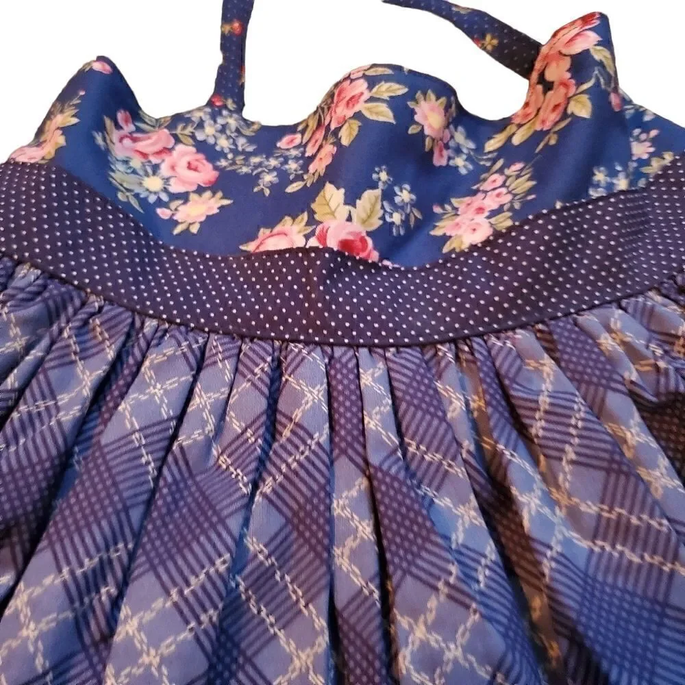 CUSTOM Girls Halter Floral Dress-Size 2/3